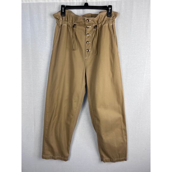 Urban Outfitters Pants Terra Paperbag Safari Utility Granola Girl Gorpcore Hike - Picture 1 of 6